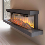 Cheminée électrique Lumen 1600 habillage Anthracite