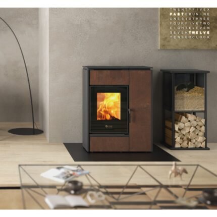 Poêle mixte granulés et bois LA NORDICA EXTRAFLAME Margaret 10 kW
