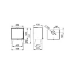 Poêle à bois Bronpi Arus 12.5 Kw – Image 7