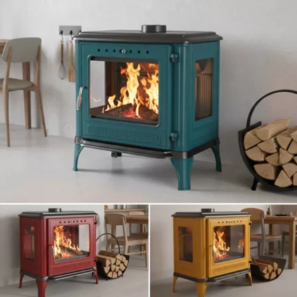 Poêle à bois ETNA Luxe Onyx Pop 10 Kw