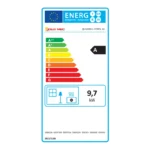 Poêle à bois Quadro+ steel Jolly Mec 68 + support 9.7 Kw Reconditionné – Image 3