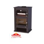 Poêle à bois BRONPI Suiza 14 kW raccordable avec four – Image 3