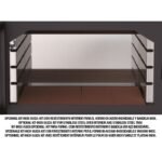 Poêle à bois BRONPI Suiza 14 kW raccordable avec four – Image 9