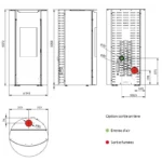 Poêle à granulés Jolly Mec CULT - Reconditionné 8.3 KW – Image 4