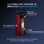 Poêle à Granulés Étanche DFF Lorena 9 kW – Image 10