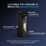 Poêle à Granulés Étanche DFF Lorena 9 kW – Image 16