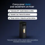 Poêle à Granulés Étanche DFF Lorena 9 kW – Image 18