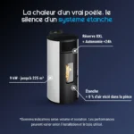 Poêle à Granulés Étanche DFF Lorena 9 kW – Image 3