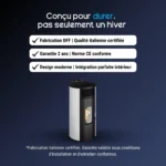 Poêle à Granulés Étanche DFF Lorena 9 kW – Image 4