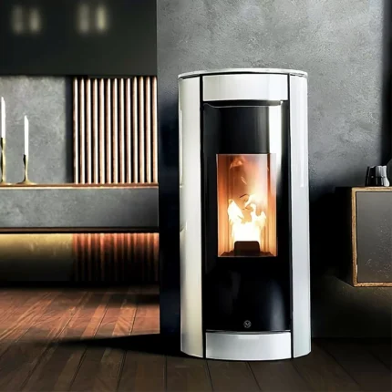 Poêle à granulés étanche Jolly Mec Botero 2 (sortie dessus) 11 KW Reconditionné