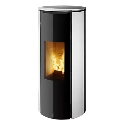 Poêle à granulés étanche Jolly Mec Chrissie blanc (sortie concentrique dessus) 6 Kw Reconditionné