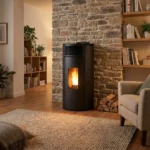 Poêle à Granulés Étanche DFF Lorena 9 kW + kit ventouse – Image 20