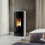 Poêle à granulés étanche Odette (sortie dessus concentrique) 9 KW