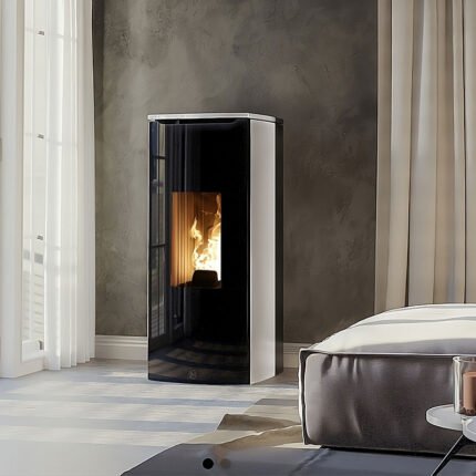 Poêle à granulés étanche Odette (sortie dessus concentrique) 9 KW
