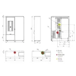 Poêle à granulés extra plat Jolly Mec I-DEA Frontale (sortie dessus concentrique) 9.9 KW Reconditionné – Image 2