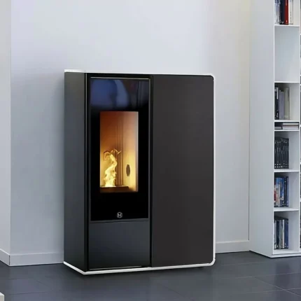 Poêle à granulés extra plat Jolly Mec I-DEA Frontale (sortie dessus concentrique) 9.9 KW Reconditionné