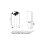 Poêle à granulés étanche Roma 9 KW – Image 6