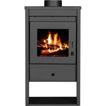 Poêle à bois VICTORIA LUNA 10kW noir