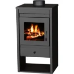 Poêle à bois VICTORIA LUNA 10kW noir – Image 3