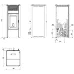 Poêle à granulés MCZ TEIA Comfort Air 10 S2 10 kW – Image 2