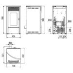 Poêle à granulés MCZ TECLA Air 6 M1+ 6.3 kW – Image 2