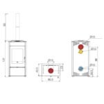 Poêle à bois Edilkamin Body 10.1 kW – Image 3
