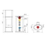 Poêle à bois Edilkamin Krio S-Serie 10.1 kW – Image 7