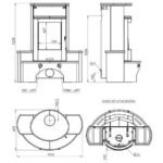 Poêle à bois JUSTUS KASKADE 2.0 - 6.5 kW – Image 4