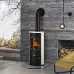 Poêle a bois Justus Austin 5 - 5 kW couleur crème – Image 2