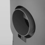 Poêle a bois Justus Austin 5 - 5 kW couleur crème – Image 3