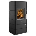 Poêle à bois Justus Tova W+ avec bloc accumulateur - 6 kW