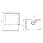 Poêle à bois PALAZZETTI Nicole 9.1 kW – Image 5