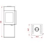 Poêle à bois Palazzetti Eva S 7 kW – Image 6