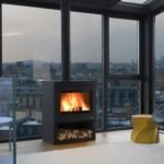 Poêle à bois Palazzetti Nicole avec étagère en bois ouverte 9.1 kW – Image 5