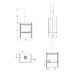 Poêle à bois Palazzetti Sahara 70S 9.7 kW – Image 4