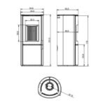 Poêle à bois Palazzetti Sofia 7 kW – Image 2