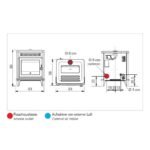 Poêle à granulés Edilkamin Lille 8 Up 8.1 kW – Image 2