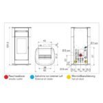 Poêle à granulés Edilkamin Vyda2 Evo 12.6 kW – Image 4