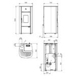 Poêle à granulés Extraflame Angelica Plus Evo 8 kW – Image 4