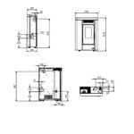 Poêle à granulés  Extraflame Annabella 8 kW – Image 4