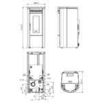 Poêle à granulés Extraflame Costanza Idro 17 kW Hydro – Image 3
