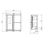 Poêle à granulés Extraflame Evelyne Idro 2.0 - 18 kW Hydro – Image 4