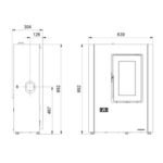 Poêle à granulés Extraflame Luisella 5.0 Maxi 7 kW – Image 3