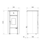 Poêle à granulés  Extraflame Mariella 7 kW – Image 5