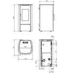 Poêle à granulés Extraflame Marina Idro H11 - 14.8 kW Hydro – Image 5