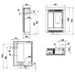 Poêle à granulés Extraflame Souvenir Petra Evo 10.2 kW – Image 3