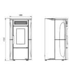 Poêle à granulés Extraflame Terry Plus 12.1 kW – Image 4