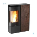 Poêle à granulés Jolly Mec Dory Angolo S 9 kW Sortie Fumée Postérieure Ø80 mm – Image 13