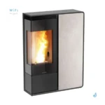 Poêle à granulés Jolly Mec Dory Angolo S 9 kW Sortie Fumée Postérieure Ø80 mm – Image 15