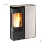 Poêle à granulés Jolly Mec Dory Angolo S 9 kW Sortie Fumée Postérieure Ø80 mm – Image 19